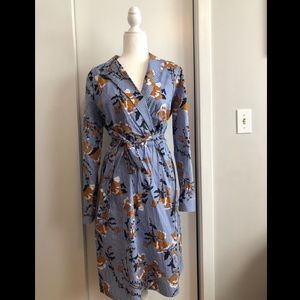 Over the head wrap dress